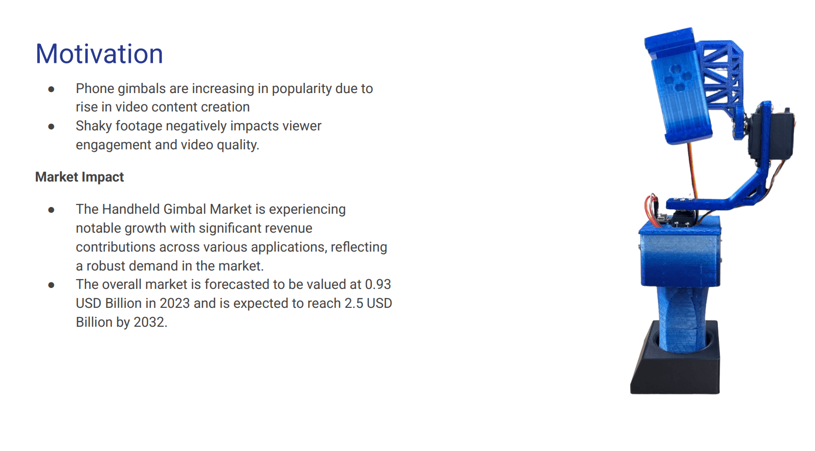 Phone gimbal motivation presentation slide